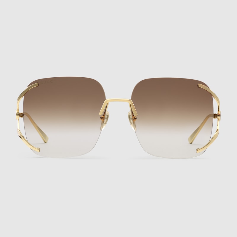 Square metal sunglasses - Image 1